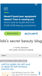 Mobile Screenshot of lolassecretbeautyblog.com
